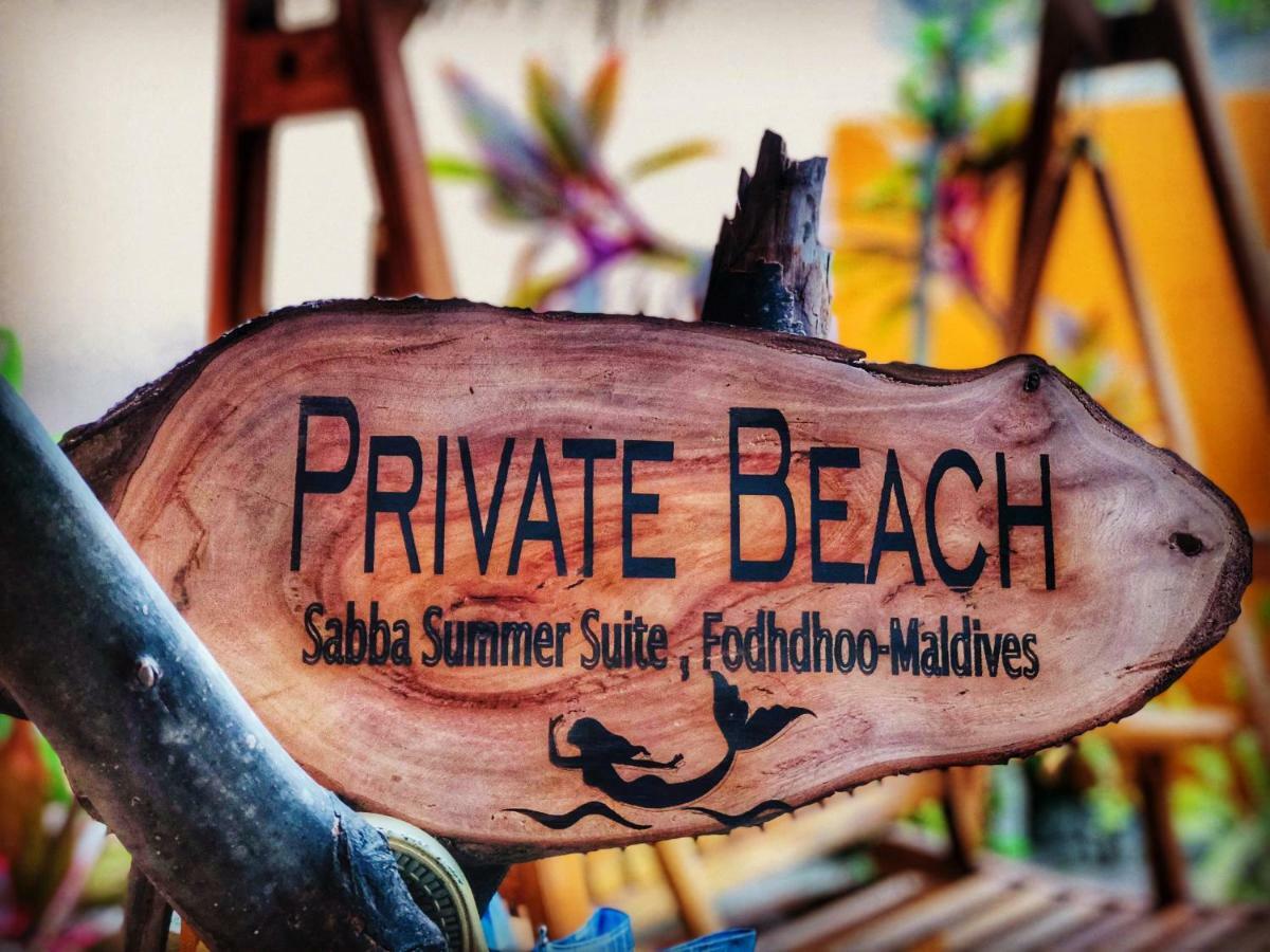 Sabba Summer Suite , Fodhdhoo - Maldives Ngoại thất bức ảnh